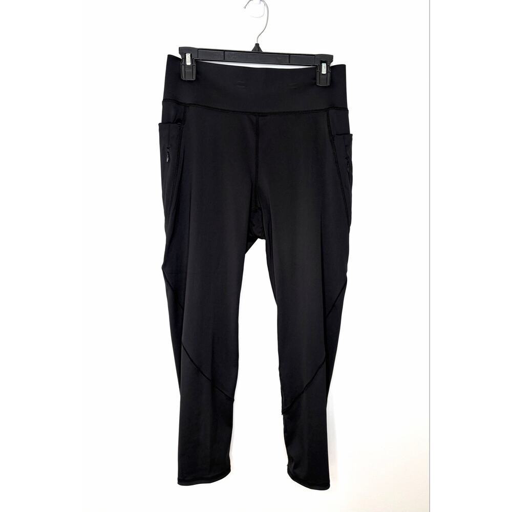 FLX High Rise Ascent Cropped Legging Sz L Compression Activewear Running Yoga
